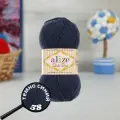 Пряжа BABY BEST (Alize), т. синий - 58, 10% бамбук, 90% акрил, 5 мотков, 100 г, 240 м.