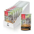 Влажный корм для кошек Blitz Sensitive Turkey индейка с печенью, паучи, 85 г х 24 шт