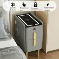 Современный минималистичный мини-прикроватный столик из массива дерева