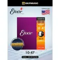 Струны для акустической гитары Elixir 16002 Nanoweb Light Phosphor Bronze, 10-47