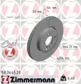 ZIMMERMANN 150.3445.20 диск торм BMW E87/MINI R50/R53/R55/R56/R57 03- ПЕР вент 294X22