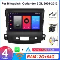 Штатная магнитола для Mitsubishi Outlander 2 (XL) 2006-2012(Митсубиси Аутлендер) на Андроид 2+64G, 2 din (Навигатор, Bluetooth, WIFI, GPS, AUX)