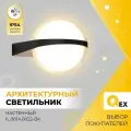Уличный настенный светильник IMEX IL.0014.0022-BK