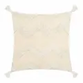 Наволочка декоративная «Этель» Бохо, 45х45 см, цвет молочный, 100% хлопок