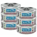 Влажный диетический корм для кошек при расстройствах пищеварения, Farmina Vet Life Natural Diet Gastrointestinal, упаковка 6 шт х 85 г
