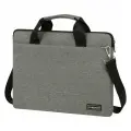 Сумка портфель Heikki Profitable (хейки) с отделением для ноутбука 14, 2 кармана, серая, 26х36х3 см, 272597