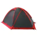 Палатка Tramp Rock 3, алюминий, 3 места, серая, противомоскитные сетки
