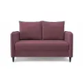 Диван-кровать раскладной PUSHE Фьорд Smart 120, велюр, темно-розовый Priority 385