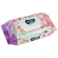 Влажные салфетки Aura Ultra Comfort, пластиковая крышка, 200 шт, 8 упак
