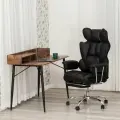 Компьютерное кресло руководителя TetChair Comfy CR, кож/зам, черный