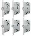 Замок межкомнатный (финский) Fuaro 2014-WC/S-CP (хром) без ключа (комплект 6 штук)