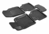 EVA (ЕВА) ЭВА коврики с бортами для Toyota Camry (V70 2018+) (3Д пресс-форма Тойота Камри 70), черные