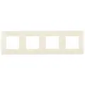 Рамка Schneider Electric NEW STUDIO NU200844 четырехместная универсальная бежевая