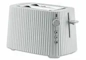 Тостер Alessi Plisse 850 Вт, белый