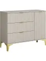Комод Ridberg ANDRE 3Я/1Д (Cashmire/Gold)