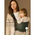 Рюкзак-переноска Iki 2.0 Оливковый. Cлинг для новорожденных с 0. Кенгуру переноска для детей с 3 месяцев