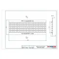 Решетка чугунная ячеистая Norma DN150 C250 500*197*21 (31523C)