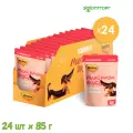 Мнямс Максимум вкуса пауч для собак (рагу) Телятина и тыква, 85 г. упаковка 24 шт