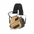 Активные стрелковые наушники EARMOR M31 PLUS Койот Гелевые амбушюры для охоты и тактики