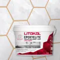 Эпоксидная затирка-клей LITOKOL EpoxyElite E.09 Песочный, 1 кг