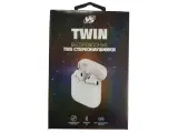 VS TWS наушники вкладыши TWIN белые автосопряжение