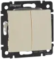 Двухклавишный переключатель Legrand Valena (Слоновая кость) 774308 1 шт
