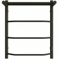 Полотенцесушитель электрический Двин (Dveen) FE neo 60х50 см, с полкой, К диммер черный матовый