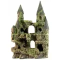 Аквариумная декорация Замок с цветной крышей DEKSI № 105