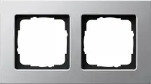 Gira E22 Алюминий Рамка 2-ая, 0212203