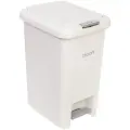 Ведро для мусора с педалью 'Elegance', 10л, белое, удобное и практичное
