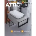 Подвесная тумба под раковину в ванную 80х48 см ATTIC, цвет Бетон светлый, MODULEASY Ц0000037805
