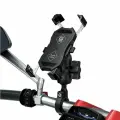 Kewig M11-D1 Держатель для телефона на велосипед, мотоцикл, скутер, самокат с беспроводной зарядкой 12-90V