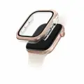 Uniq чехол со стеклом для Apple Watch 46 mm, VOUTE 9H Tempered Glass Rose Gold