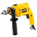 Дрель ударная Denzel ID-550, 550 Вт желтый коробка