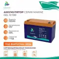 Тяговый аккумулятор Sunways Marine SMB GEL 12В 100Ач аккумулятор для лодки, мотора, 1 шт.