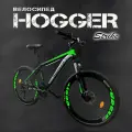 Велосипед Hogger Strike 21, черно-зеленый, горный MTB, 26