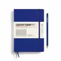 Блокнот Leuchtturm1917 Classic A5 (14.5x21см.) 80г/м2 - 251 стр. в клетку твердая обложка Чернильный