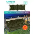 Матрас для садовых качелей Bio-Line, матрас для шезлонга, на кушетку, 60х180 см, оксфорд 600d, на завязках , хаки