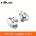SHOKZ OpenDots 2 E320 Bluetooth-наушники, Вызов с искусственным интеллектом, Шумоподавление, Клипсы, Открытые наушники
