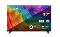 32 Телевизор Digma DM-LED32SBB33, FULL HD, черный, смарт ТВ, YaOS