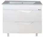 Тумба под раковину Эйфория (без умывальника) 105 белая