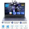 Игровой Ноутбук 15.6, Intel core i5 (12-ядерный) 32ГБ DDR4, 1024ГБ SSD, Intel Iris Xe Graphics, Отпечаток пальца, одсветка клавиатуры