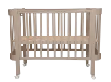 Кровать детская, приставная кроватка для новорожденных LIEL Cosmos, маятник в комплекте, от 0 до 4 лет, натуральный бук