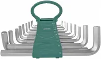 Набор ключей шестигранных удлиненных, 18 предметов, H02MH118S, Jonnesway