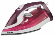 Утюг Vitek VT-8354, 2600Вт, фиолетовый/белый