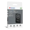 Портативный аккумулятор Verbatim Charge‘n’Go Power Bank 5000 мАч с беспроводной зарядкой, чёрный