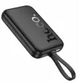 Аккумулятор внешний HOCO Q35, 10000 мАч, PD20W, QC3.0, QI, цвет: чёрный