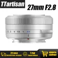Объектив TTartisan AF 27mm F2.8 для Fuji X Mount APS-C автофокусного объектива STM, серебро