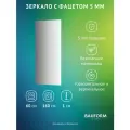 Зеркало с фацетом Прямоугольное FACET 5 BAUFORM 60x140 см, для гостиной, прихожей, спальни и ванной комнаты, SP 9752