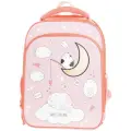 Рюкзак Schoolformat ERGONOMIC 2А4К CATS IN CLOUDS 17 л розовый 38х28х16 см жесткий каркас 2 отделения